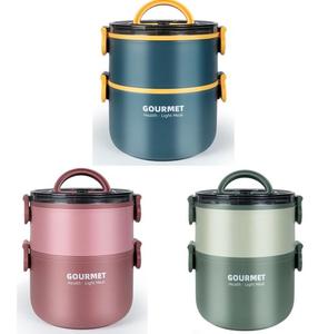 <span class=keywords><strong>Bento</strong></span> pour emporter 306 boîte à lunch en acier inoxydable école réutilisable étudiant déjeuner avec boîte à lunch plus chaud boîtes de chaleur - Product Image 5