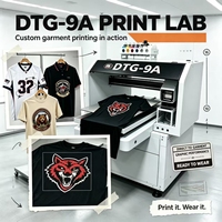 Printer DTG Baru untuk Merek Pakaian Startup, Mesin Direct to Garment Desktop untuk Kustomisasi Kaos DIY, Bahan Flex Egg