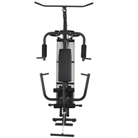 Appareil de musculation multifonctionnel individuel pour intérieur, équipement de fitness à domicile, pile de poids de 45 kg, design compact en métal