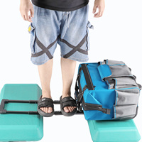 Carrito Profesional para Herramientas 2026, Impermeable, 1680D, Grande, con Ruedas, para Electricistas, Resistente