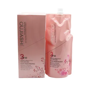 OUJIASHI Permanent Hair Straightener Cream High Quality & Best Price Salon Use Three In One Rebounding