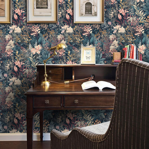 Creation of Time and Space Botanical Peel & Stick Wallpaper Self-Adhesive Waterproof For Bedroom Wall Decor - Product Image 1