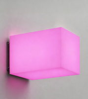 Boîte lumineuse LED carrée cubique personnalisée, panneau numérique interactif, enseigne lumineuse en acrylique