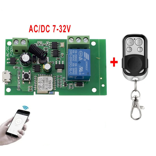 eWelink   app    1 Channel Tuya Wifi Switch Button Single Relay Module