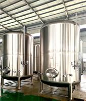 Réservoir de fermentation de vin en acier inoxydable 304 monocouche de 500L, 1000L, 2000L, 10000L