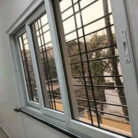 Fenêtre coulissante en PVC/UPVC NUOXIN à double vitrage triple avec design moderne antivol et moustiquaire