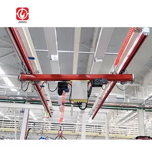 500kg 1ton 2 Ton 3 Ton Mini Hang Overhead Bridge Crane With Electric Chain Hoist