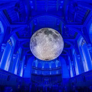 Palloncino gonfiabile grande della luna del modello gonfiabile della luna della decorazione di pubblicità gigante con la luce del Led