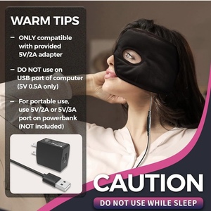 Eye Moist Heat Sinus Relief Mask Eye Mask Warmer <strong>Electric</strong> Face <strong>Heating</strong> <strong>Pad</strong> for Sinus Pressure Migraine Relief - Product Image 6