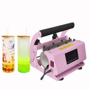 Stiker Tumbler Fashion Transfer CH1924 Sublifun Pink untuk Mug 30oz, Mesin Press Panas Tumbler - Product Image 3
