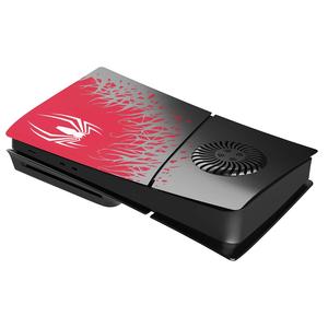 Vỏ bảo vệ mặt trước PS5 <span class=keywords><strong>Slim</strong></span>, vỏ thay thế cao cấp bằng nhựa ABS cho Playstation 5 <span class=keywords><strong>Slim</strong></span>, vỏ tùy chỉnh hình nhện - Product Image 4