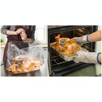 Sac de cuisson en nylon de qualité alimentaire, durable et résistant à la chaleur, thermoscellable pour la cuisson du dindon, emballage en gros, taille personnalisée OEM