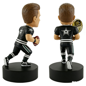 Figurine de joueur de football en résine, Dallas Stars # 58 figurines de collection avec compartiment secret - Product Image 3