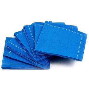 مناديل ورقية صفراء مخصصة مع شعار مطبوع للمناديل الورقية لحفلات الزفاف والالكوكتيل لمرة واحدة - Product Image 2