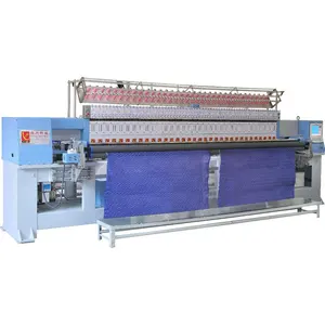 Computerized high speed quilting and embroidery machine