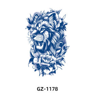 2025 nuevo impermeable <span class=keywords><strong>Tigre</strong></span> Animal <span class=keywords><strong>flor</strong></span> Artificial brazo jugo <span class=keywords><strong>tatuaje</strong></span> pegatinas semipermanente <span class=keywords><strong>tatuaje</strong></span> <span class=keywords><strong>de</strong></span> hierbas para hombres 15 días <span class=keywords><strong>de</strong></span> papel - Product Image 2