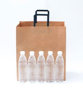 Wholesale Custom Packaging Craft Brown Kraft Paper Shopping Bag <b>Extra</b> <b>Large</b> Wide Base Bottom Kraft Paper Bags for Pizza - Product Image 6