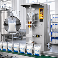Macchina Automatica per il Riempimento di Sacchetti Liquidi 220V, Attrezzatura Verticale per il Confezionamento di Acqua, Succhi e Bevande