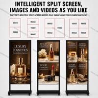 Système d'affichage vidéo publicitaire vertical pour intérieur et extérieur, totem numérique de 43, 49, 55, 65 pouces, signalisation numérique pour ascenseurs, magasins de détail