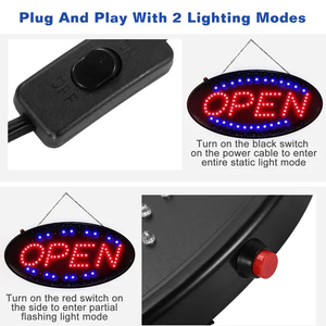 Ultra-luminoso LED Neon Open Sign con movimento animato per l'illuminazione normale nei negozi aziende uffici decorazioni per interni da FCJ