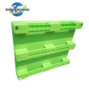 Heavy duty reusable virgin HDPE hard solid flat top closed deck plastic pallet food grade hygenic plastic pallet