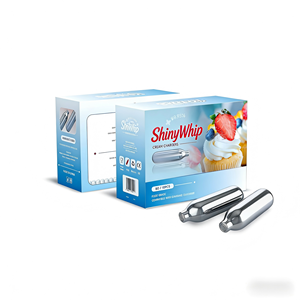 新品上市 Shiny <span class=keywords><strong>Whip</strong></span> 8g Cargador De Crema 奶泡打发器盒装，美国和欧盟本地库存 - Product Image 4