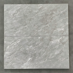 Carreaux de céramique chinois gris mat antidérapant de 30x60cm avec finition en marbre moderne pour murs et sols intérieurs de salle de bain - Product Image 1