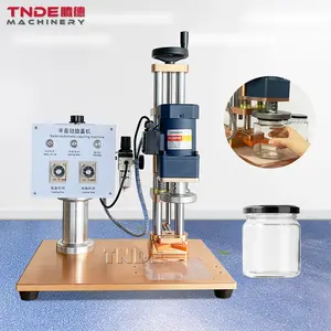 Dropshipping Products 2024 Cap Screw Capping Machines Desktop Semi Automatic Glass Jar with Lid Closing Machine