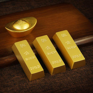 热卖黄铜仿真固体收集硬币高品质合金镀金棒金条金属工艺品礼品铸造 - Product Image 5