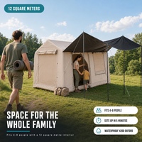 Tente de camping gonflable Oxford pour pique-nique et randonnée en plein air, tente de camping gonflable imperméable avec coussin d'air