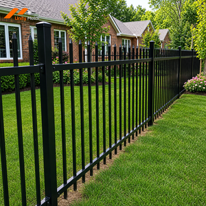 Heavy Duty Steel Picket Fence Panels Ornamental Perimeter Security for Government Infrastructure and Contractor Installations - Product Image 3