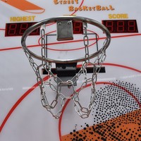 Machine de basket-ball pliable de luxe à monnayeur, jeu d'arcade sportif personnalisable pour centre commercial, centre de divertissement familial, salle de jeux