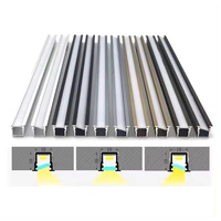 Aluminium-LED-Profil Premium-Kanal - Flexibles Einbaugehäuse für Lichtstreifen mit Rundem Design