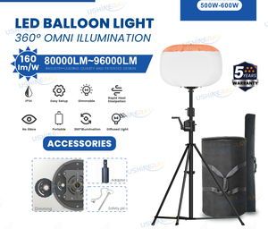 150W Hot Selling Portable Tripod 360 Degree Illumination <b>Balloon</b> Light for Outdoor Indoor Events Parties Exhibitions Camps - Product Image 3