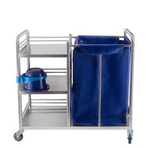 Yuekang Nursing <b>Cart</b> 100x40 Stainless Steel Mobile Storage Hospital Trolley - Product Image 1