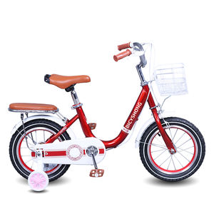 <span class=keywords><strong>Bicicleta</strong></span> Infantil de Acero Rosa de 12, 14, 16, 18 y 20 Pulgadas, con Ruedas de Entrenamiento y Canasta, para Niñas Pequeñas - Product Image 3