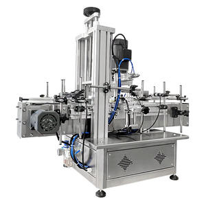 Machine de capsulage pneumatique automatique, diamètre de bouteille de 20mm, entraînée par moteur pour bouteilles chimiques, prise européenne 220V - Product Image 1