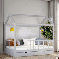 AILICHEN Cadre de lit simple et double en bois massif de style nordique moderne pour enfant bébé étudiant chambre pour princesse accessoires de photographie