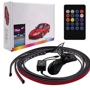 Nueva Tira de Luces LED RGB de 12V para Chasis de Coche, con Control Remoto, Sincronización de Música por Voz a través de Aplicación, 5W, para Decoración de Automóviles - Product Image 6