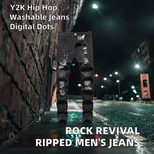 Jeans de Mezclilla Casuales para Hombre, Estilo Boyfriend, Corte Recto, Cintura Media, Transpirables, Ecológicos, Impermeables, Lavado Medio, para Primavera, Verano y Otoño - Product Image 2