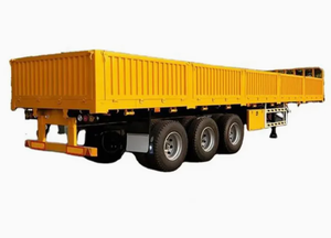 <span class=keywords><strong>LinAn</strong></span> 40FT 80 tonnes 3 essieux lit bas semi-remorque acier mécanique/Suspension pneumatique conteneur Standard paroi latérale taille personnalisable - Product Image 6