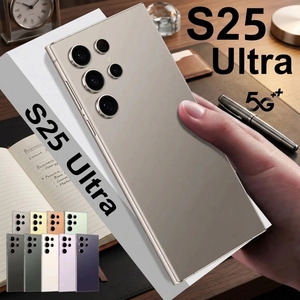 Nouveau modèle, téléphone intelligent Android S25 Ultra 16 Go + 1 To, original, 7000 mAh, 4G 5G, double SIM, double <span class=keywords><strong>veille</strong></span>, avec logo - Product Image 1