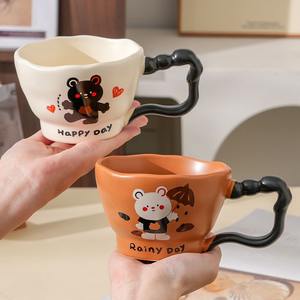 Mug en céramique MSH Ours brun pour le bureau, mug en céramique promotionnel pour entreprise, mug en céramique pour ami - Product Image 3