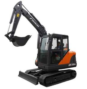 Mini-excavatrice Develon DX60D 6 tonnes avec godet de 0,25 m³ vs CAT 306 305.5E Sany SY60C Kubota KX057 Komatsu PC60 – Prix bas - Product Image 6