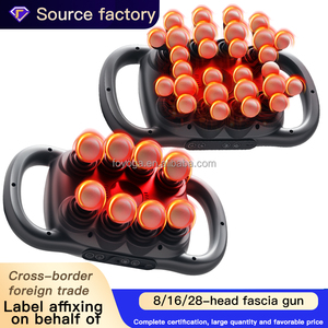 Productos Más Vendidos 2025 Pistola de Masaje Corporal Fascial Inalámbrica Profesional Personalizada de Alta Frecuencia con 16 Cabezales - Product Image 5