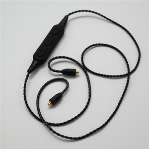 Cable de audio Bluetooth MMCX5.0 de repuesto para auriculares SE535 SE425 UE900, cable de cobre chapado en estaño negro - Product Image 1
