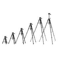 Dudukan Tripod paduan aluminium dengan tiga dimensi kepala Tripod untuk kamera SLR