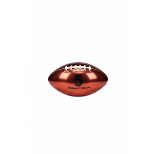 Ballon de football Mlabaaca taille 5, design fin métallique, motif uni, équipement sportif - Product Image 1