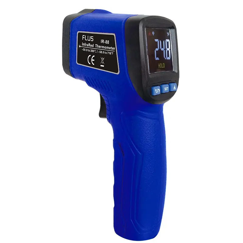 Thermomètre Laser IR numérique sans Contact pistolet de température Portable pour l'industrie