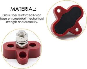 Çift pil Terminal konnektörü EV güç M6 M8 M10 damızlık kurulu kamyon RV tekne için lityum pil konektörü - Product Image 6